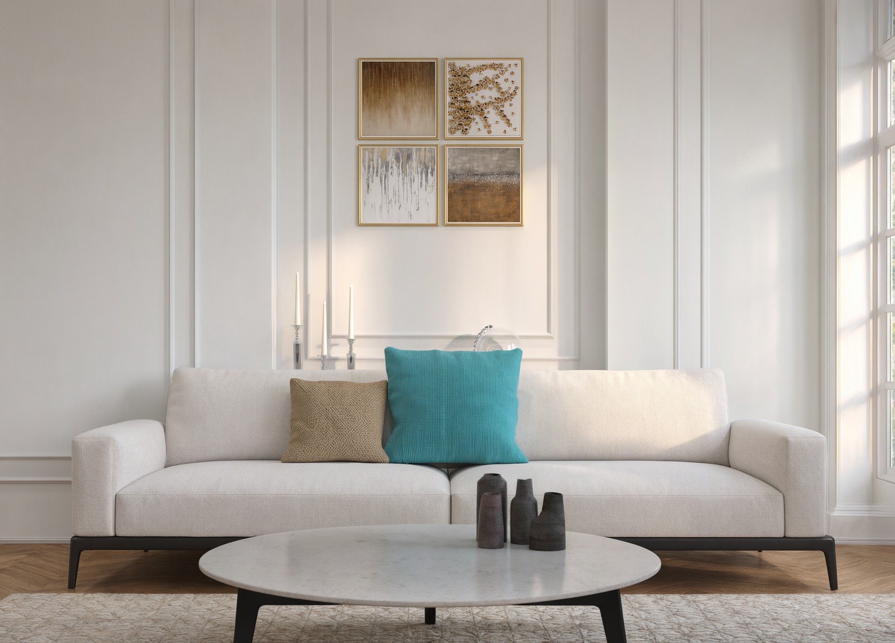 Interior Design — Living Room & Kitchen